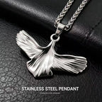 Viking Raven Stainless Steel Pendant Necklace