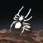 Spider Steel Ring Vintage Punk 316L Gothic Biker