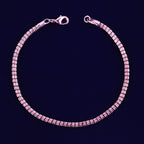 Bubble Letter Round Snake Link Bracelet for Women Real Gold Plated Hip Hop Jewelry