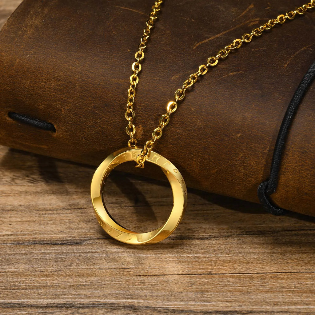 Norse Viking Mobius Pendant — Stainless