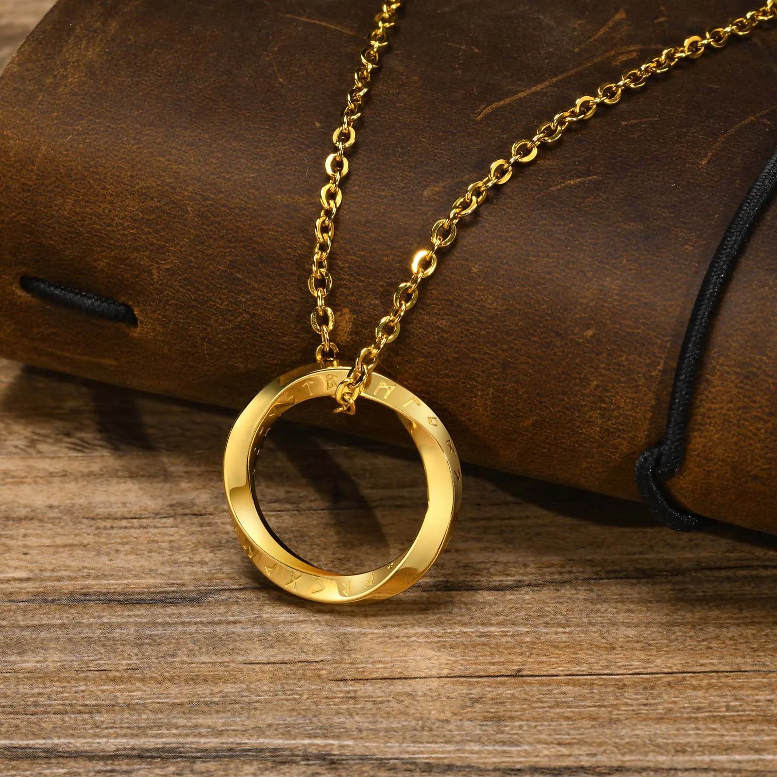 Norse Viking Mobius Pendant — Stainless
