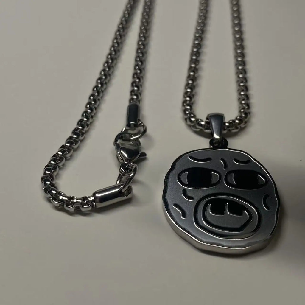 High-quality Stainless Steel Fashionable and Quirky Pendant Necklace for Men, a Hip-Hop Style Personalized Necklace