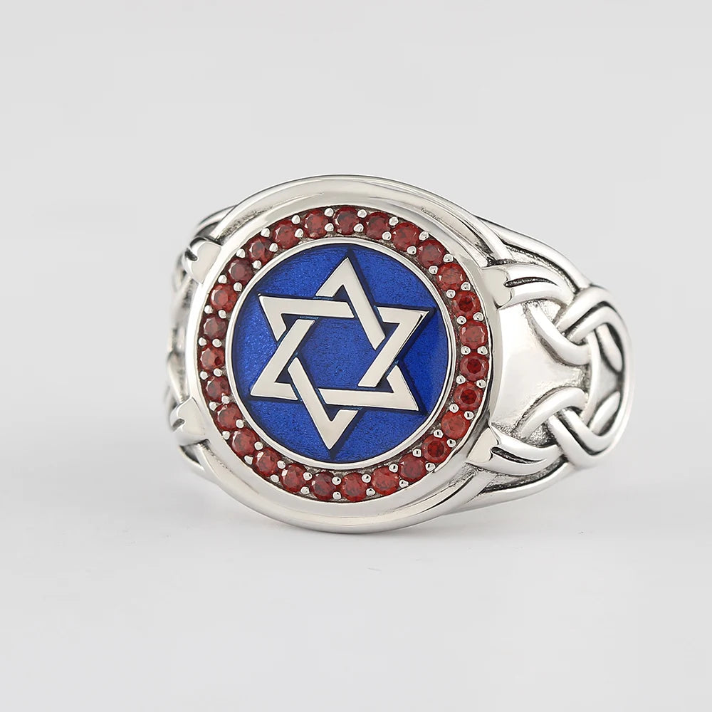 Star of David Ring — 925 Silver