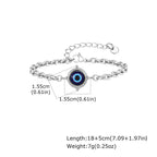 Turkish Evil Eye Beaded Bracelet for Men — Stainless Steel