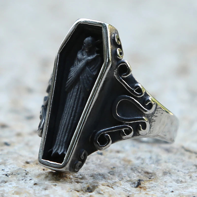 Korean Version Of Simple Ring Men Women Punk Hip Hop Stainless Steel Biker Men Ring Fashion Simple Jewelry Gift Wholesale