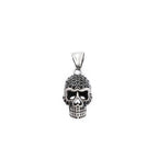 Skull Black Pendant Vintage Stone Punk