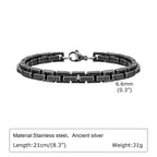 Byzantine Chain Bracelet — Stainless Steel