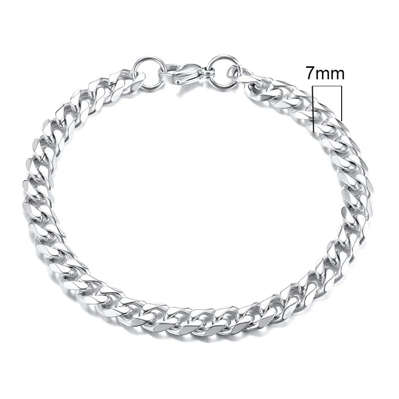 Miami Cuban Link Bracelet — Stainless Steel
