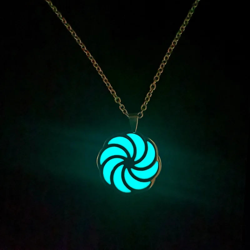 Luminous Heart Pendant Necklace — Stainless Steel