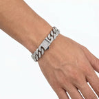11mm full Rhinestone Miami Chain Bracelet for Men Rock Thick Cuban Chain Stainless Steel Punk Biker Jewelry Gifts