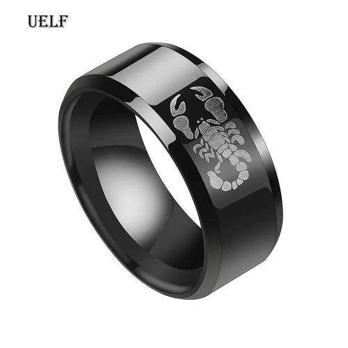 Black Scorpion Ring — Stainless Steel