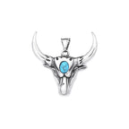 Bull Head Steel Pendant Vintage Punk Zodiac