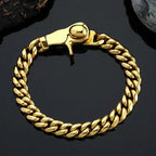 Cuban Bracelet Stainless Steel Polished