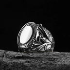 316L Stainless Steel Various Design 2022 New Arrive Classical Skull Men`s Ring With Pattern Punk Rock Gothic Creative