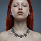 Punk Grunge Rock Rivet Clavicle Chain Cool Fashion Handmade Geometric Necklace Goth Charm Jewelry Hip Hop Accessories Gift