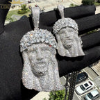 2026 New Hip Hop CZ Stone Paved Bling Iced Out JESUS PIECE Pendants Necklaces Gold Silver Color Charm for Men Rapper Jewelry