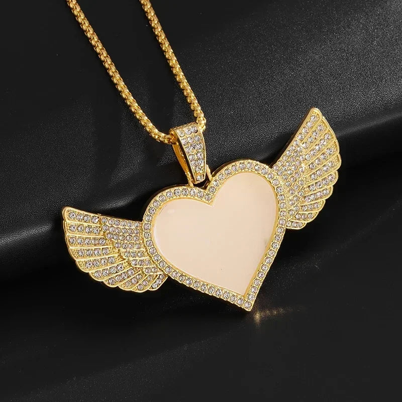 Hip Hop Iec Out Put Crystal Zirconia Dollar Sign Pendant Necklace Fashion Punk Cool Rock Rap Party Jewelry Accessories