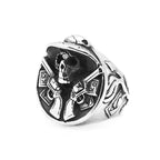 Korean Version Of Simple Ring Men Women Punk Hip Hop Stainless Steel Biker Men Ring Fashion Simple Jewelry Gift Wholesale