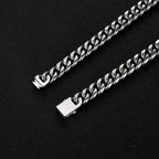Stainless Steel Cuban Chain Necklace Miami 8/10/12MM