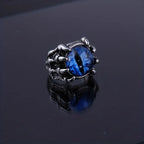 Retro Personality Evil Eye Dragon Claw Wolf Claw Adjustable Opening Rings for Men Halloween Punk Dark Style Finger Jewelry Gifts