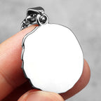 Greek Myth Sun Moon Pendant — Stainless Steel
