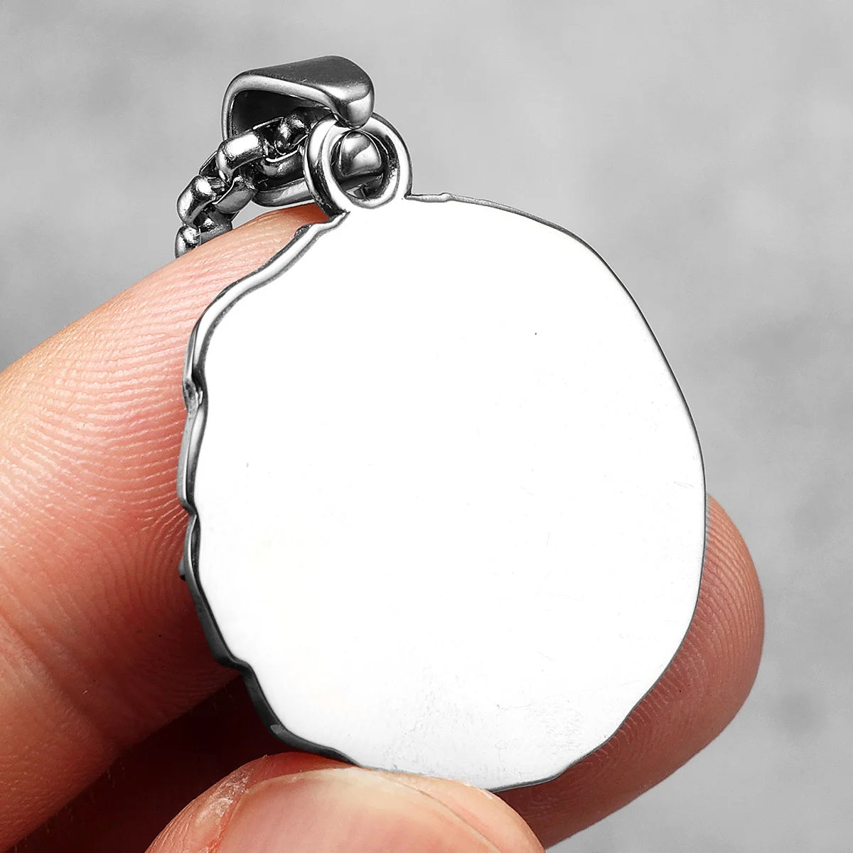 Greek Myth Sun Moon Pendant — Stainless Steel