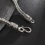 Silver Stainless Steel Keel Bracelet Statement