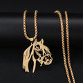 Domineering Ferocious Tiger Head Pendant Stainless Steel Animal Necklace Men's Punk Trend Cool Jewelry Boy Gift