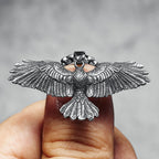 Eagle Wing Pendant Necklace — Stainless Steel