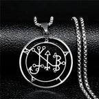 Astaroth Sigil Pendant Necklace — Stainless Steel