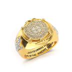 Crusader Valiant Gold Coin Ring — Two-Tone Metal