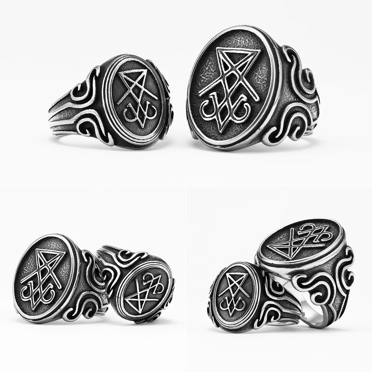 Lucifer Ring — Stainless Steel