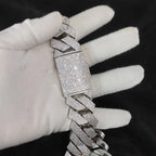 Gold Cuban Bracelet Iced Out 25MM Statement