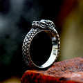 Viking Ouroboros Snake Ring — Stainless Steel