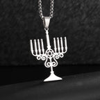 Jewelry Round Celtic Knot Necklace for Men Nordic Rune Amulet Fashion Sweater Necklace Gift
