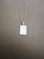 10pcs lot 2026 New Arrival Blank Strip Pendant Necklace Stainless Steel Necklace