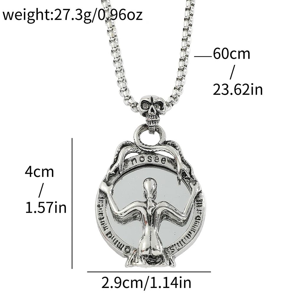 Gothic Skull Pendant Necklace