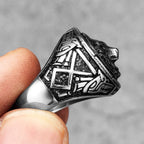 Wolf Ring — Stainless Steel