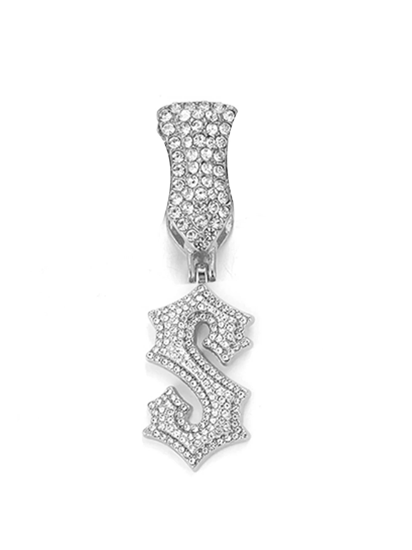 Fashion Shining A-Z Letter Pendant Zircon Inlaid Charm Necklace 26 Initial Alphabet Name Clavicle Chain Party Jewelry Gift