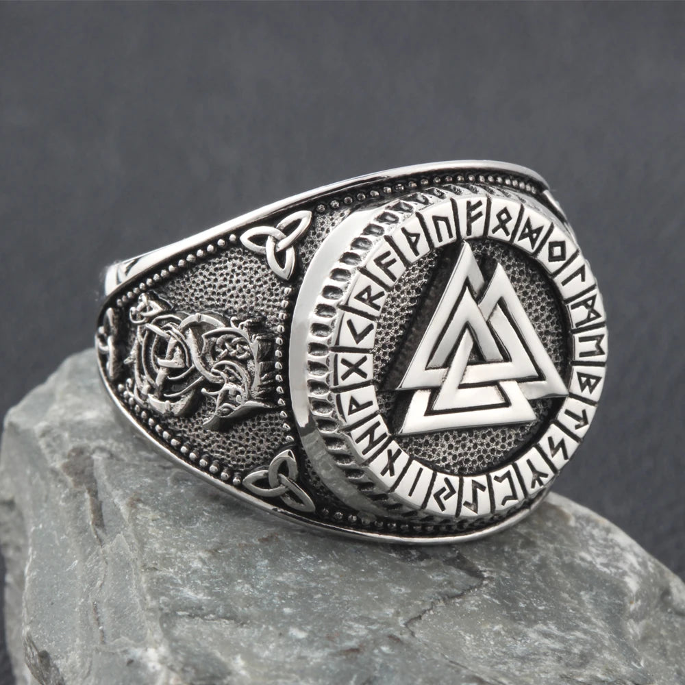 Viking Nordic Ring — 925 Silver