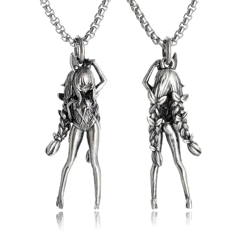 Skull Cross Pendant Necklace