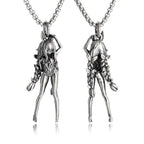 Skull Cross Pendant Necklace