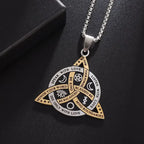 Celtic Trinity Knot Pendant Necklace — Zinc Alloy