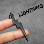 Lightning Minimal Pendant — Stainless Steel