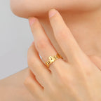 Halloween Pumpkin Ghost Finger Ring — Stainless Steel