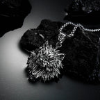 Stainless steel domineering wolf head pendant, stainless steel men's necklace, exquisitely matched with accessories