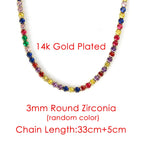 Iced Out Tennis Choker — Stainless Steel