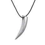 Wolf Stainless Steel Pendant Necklace
