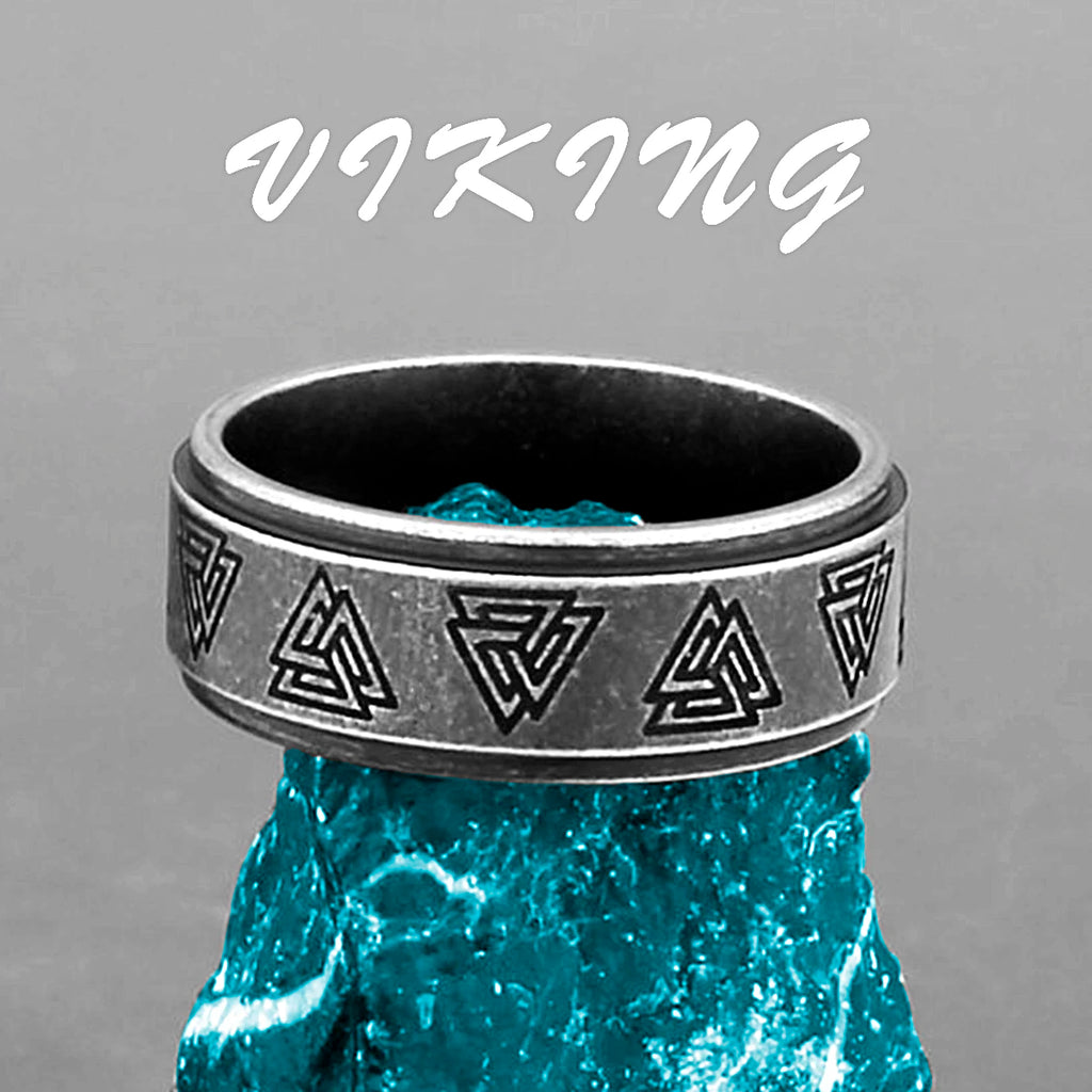 Simple Punk Retro Black Stainless Steel Mens Rings for Women Couple Lover Boy Girlfriend Biker Jewelry Creativity Gift