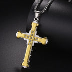 Christian Jesus Cross Necklace For Women Men Stainless Steel Chains Choker Religion Pendants Jewelry Prayer Baptism Gift